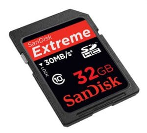 SanDisk : une carte mémoire ultra rapide de 32Go